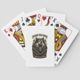 Unleash Your Power — Strength Is Within Playing Cards