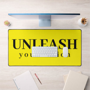 unleash your vision  desk mat