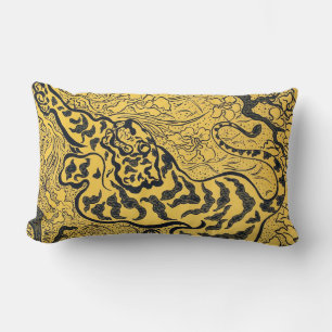 Unleash Your Wild Side: Tiger in the Jungle Lumbar Cushion