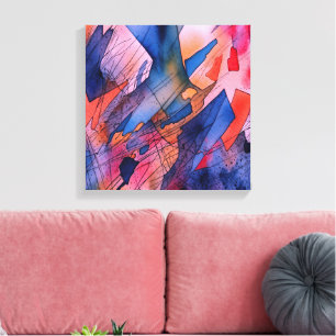 "Unleashed Potential" Contemporary Abstract Art Canvas Print