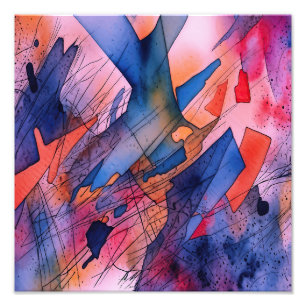 "Unleashed Potential" Contemporary Abstract Art Photo Print