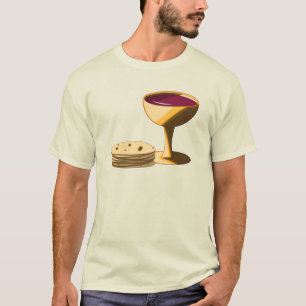 Unleavened Bread and Wine The Last Supper Easter T-Shirt