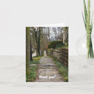 Unlevel Pathway Thank You Card