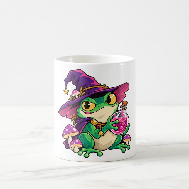 Unlicensed Alchemist Frog Wizard Classic Mug (Center)