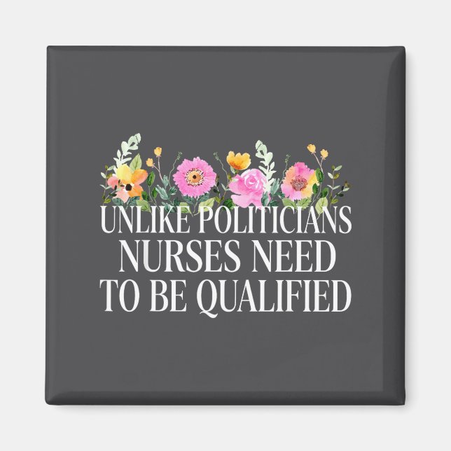 Unlike Liticians Nurses Need To Be Qualified Sarca Magnet (Front)