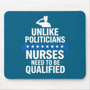 Unlike Liticians Nurses Need To Be Qualified Sarca Mouse Pad