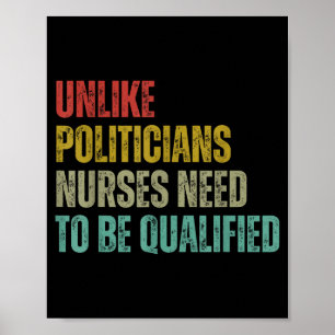 Unlike Liticians Nurses Need To Be Qualified Sarca Poster