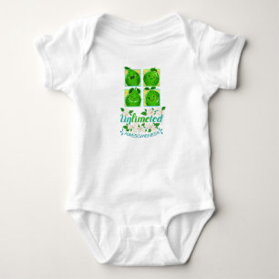 Unlimeted Awesomeness - Punny Garden Baby Bodysuit