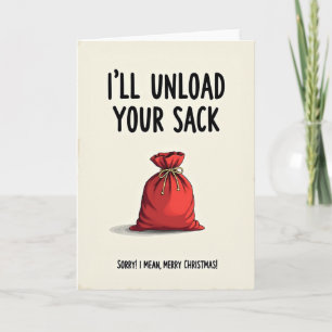 Unload Your Sack Christmas Card
