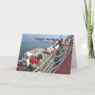 Unlock My Heart Card