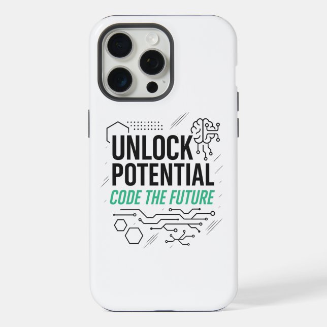 Unlock Potential Code Future Case | Tech Journey (Back)