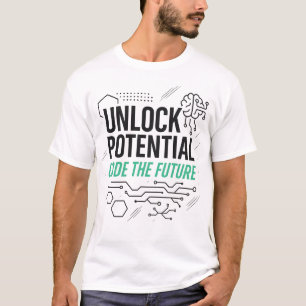 Unlock Potential Code Future Tee