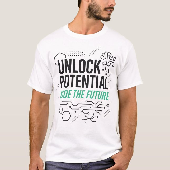 Unlock Potential Code Future Tee (Front)