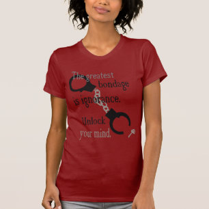 Unlock Your Mind Red Ladies' T-Shirt