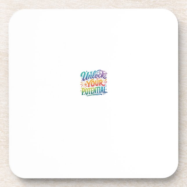 Unlock Your Potential Coaster (Front)