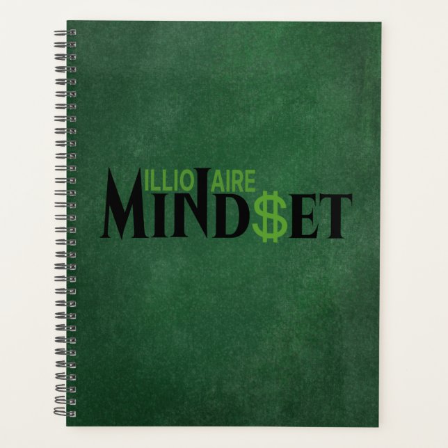 "Unlock your wealth potential with the Millionaire Planner (Front)