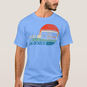 Unlocked Level 21 Birthday Boy Video Game Controll T-Shirt