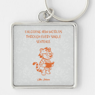 Unlocking New Worlds Every Single Sentence Reader Key Ring