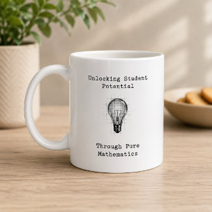 Unlocking Student Potential Through Mathematics Coffee Mug