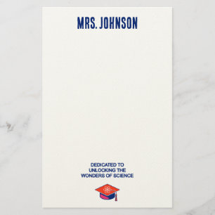 Unlocking Wonders: Dedicated Science Educator Stationery