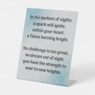 Unlocking Your Inner Winner Pedestal Sign