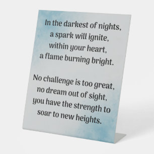 Unlocking Your Inner Winner Pedestal Sign