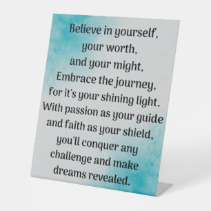 Unlocking Your Inner Winner Pedestal Sign