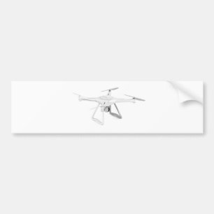 Unmanned aerial vehicle (drone) bumper sticker