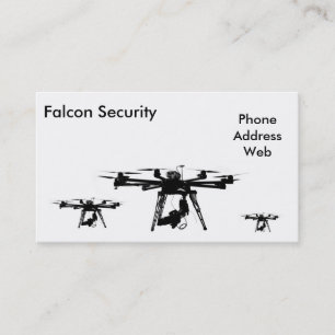 Unmanned Aerial Vehicles or Drones Business Card
