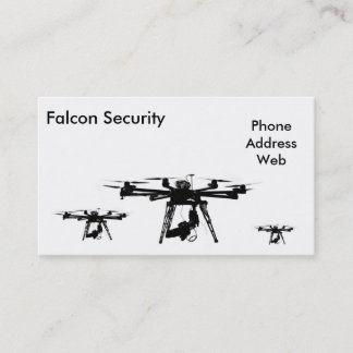 Unmanned Aerial Vehicles or Drones Business Card