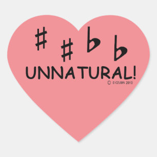 Unnatural Heart Sticker