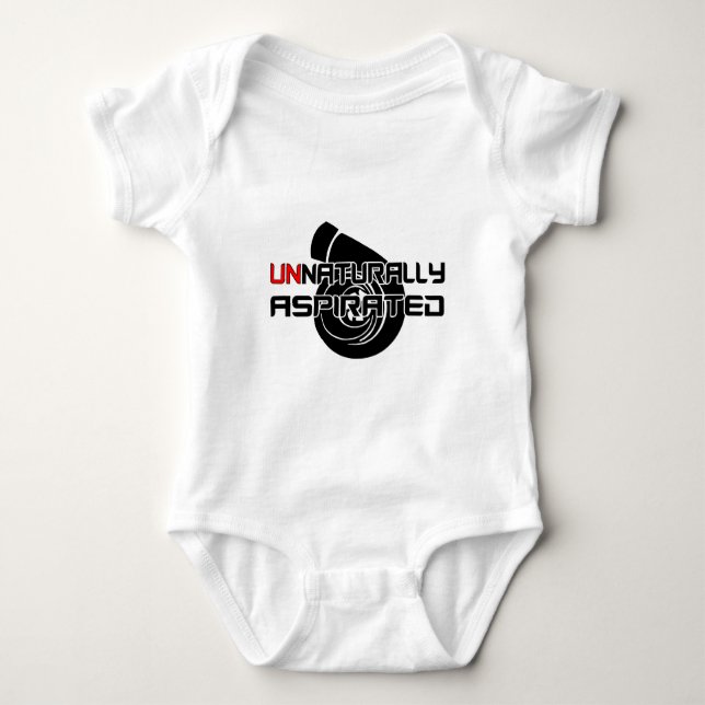 Unnaturally Aspirated Baby Bodysuit (Front)