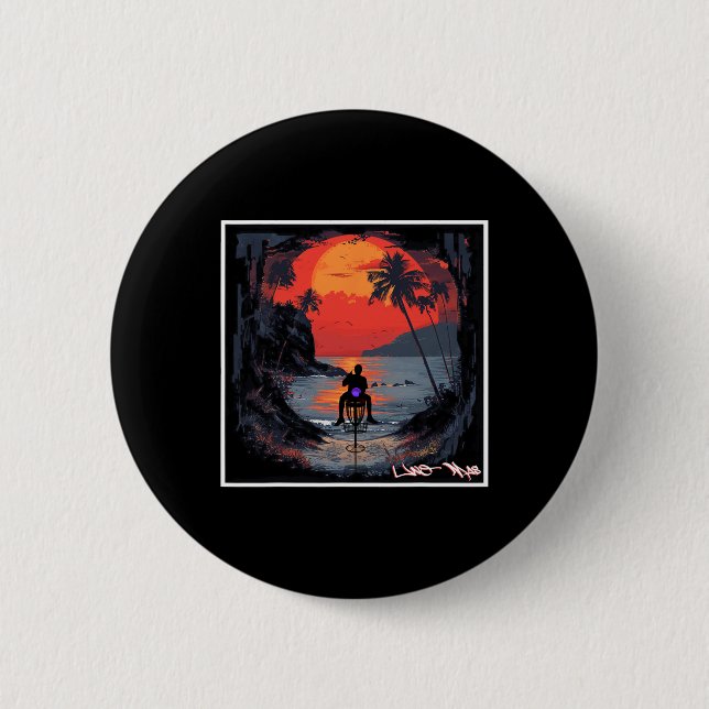 Uno Mas - Disc Golf  6 Cm Round Badge (Front)