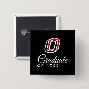 UNO Mavericks Graduate 15 Cm Square Badge