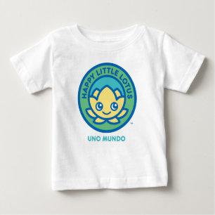 UNO MUNDO Baby T-Shirt, Happy Little Lotus HLL_06 Baby T-Shirt
