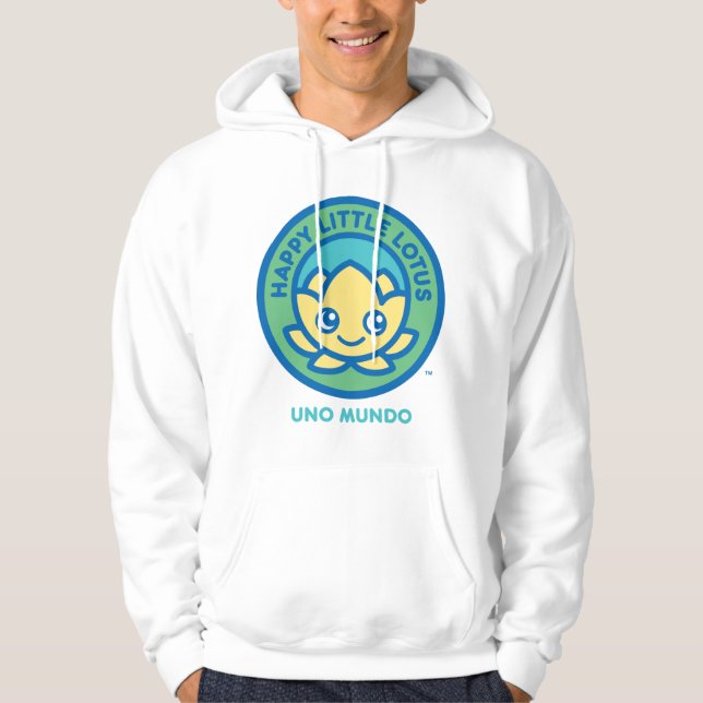 UNO MUNDO Hoodie, Happy Little Lotus HLL_06 Hoodie (Front)