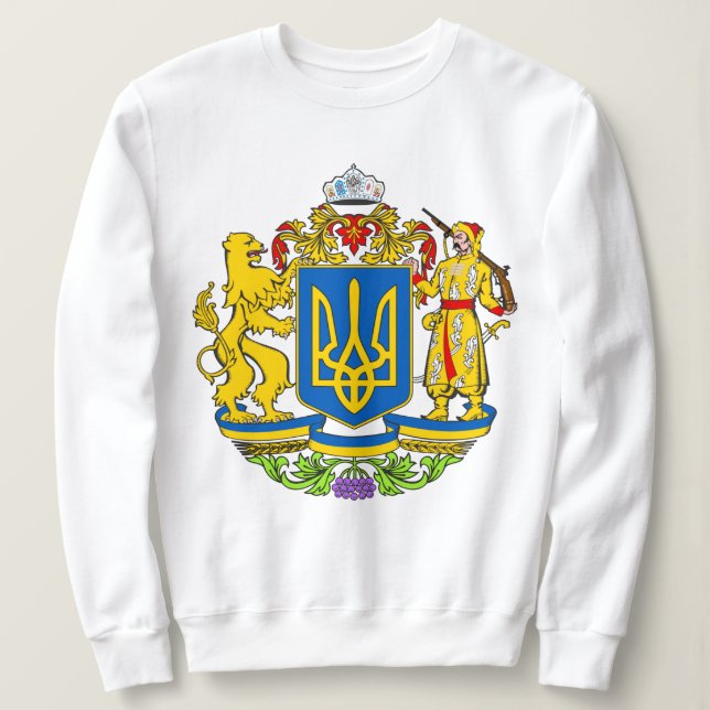 Unofficial Ukrainian Coat of Arms T-Shirt Sweatshirt (Design Front)