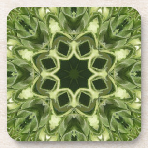 Unopened Sunflower Coaster