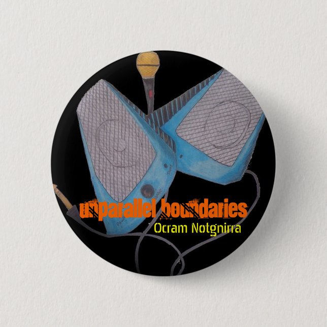 Unparallel Boundari... 6 Cm Round Badge (Front)