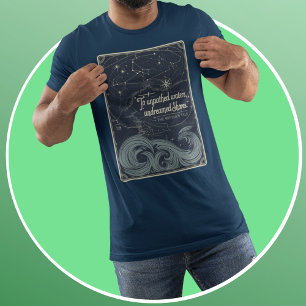 Unpathed Waters: Elegant Vintage Celestial T-Shirt