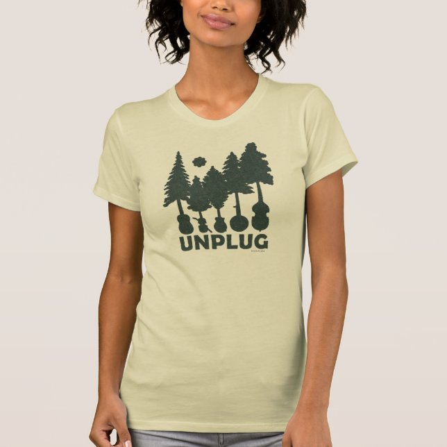 Unplug - Bluegrass Forest Woman T-shirt (Front)