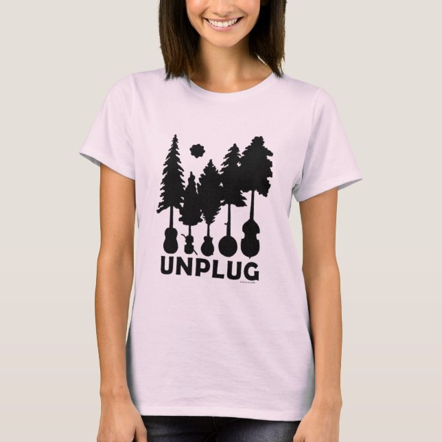 Unplug - Bluegrass Forest Womens T-shirt (Front)