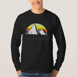 Unplug in the Mountains Long Sleeve T-shirt