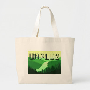Unplug Large Tote Bag