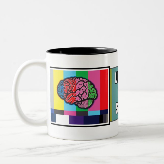 "Unplug the Signal" Mug (Left)
