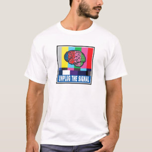 "Unplug the Signal" Organic T-Shirt Version 2