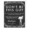 Unplugged Ceremony Sign | Don't Be This Guy
