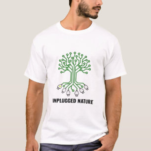 Unplugged Nature Circuit Tree USB T-Shirt