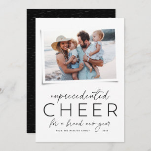 Unprecedented cheer happy 2021 photo New Year card