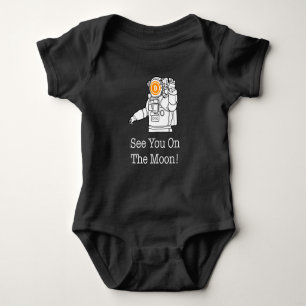 Unqiue Bitcoin Design Baby Bodysuit